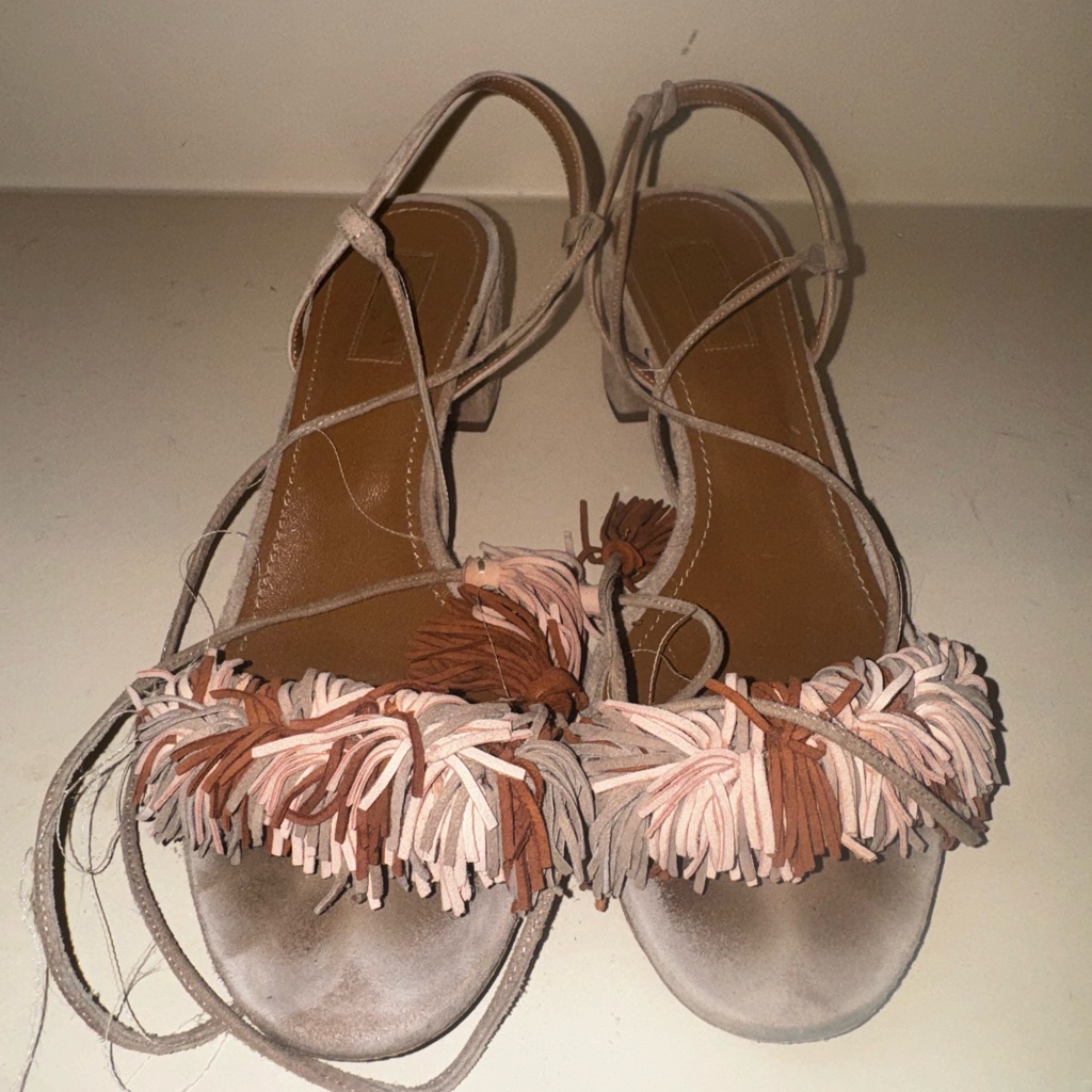 Aquazzura Women's Fringe Sandals